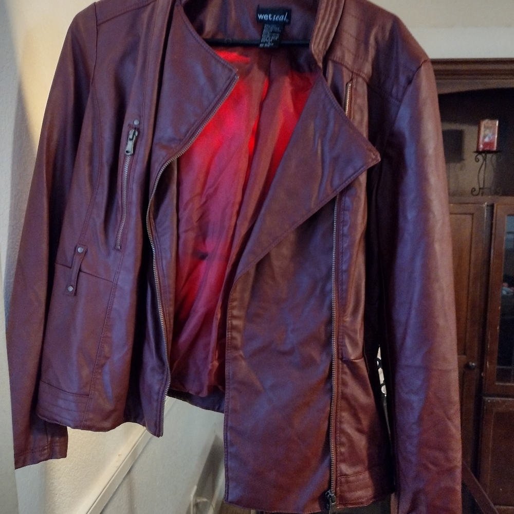 Wet seal Burgundy Jacket